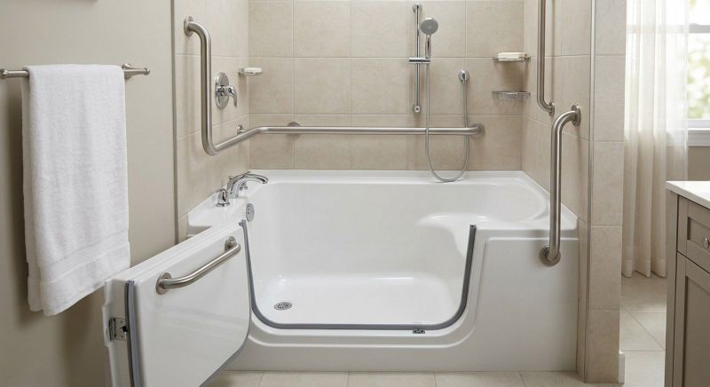 Accessible Tub Installation detail